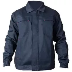 Îmbrăcăminte de lucru Profmet 365503 Jacheta pentru sudor,XL,100% bumbac, ignifug si antistatic 350 g/m² albastru inchis