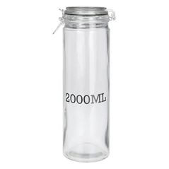 Container alimentare Excellent Houseware 49641 Borcan pentru pastrare/conservare 2l H32 cm, capac cu clema