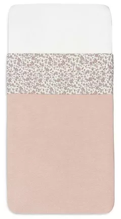 Детское постельное белье Jollein 008-524-67045 Cearsaf pentru patut Retro Flowers, 120x150 cm