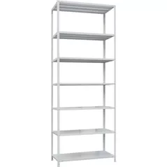 Cтеллаж складской УХЛ-МАШ СК 2,5/1000х600.7 Стеллаж средней нагрузки 120кг (2500х1000х600мм) (7 полок)