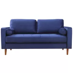 Диван Trendy Roma Albastru Marin, 90x70x175cm (2 locuri)