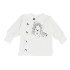 Haine pentru copii Minikin 242200356 Hedgehog Распашонка молочный 0-1мес