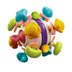 Игрушка-прорезыватель BabyOno 1585 Dispozitiv de dentitie la atingere STAR BALL