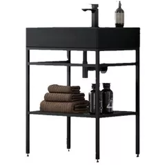 Шкаф под умывальник Orka Cape Town 60 Black (1474-001-0326-60cm)