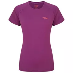 Одежда для спорта Rab Tricou dame Sonic Tee Plum 10 (QBL-02-PLM-10)