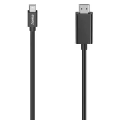 Кабель для AV Hama 200711 Video Cable, Mini-DI Plug - HDMI™ Plug, Ultra-HD 4K, 1.50 m