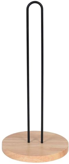 Accesoriu pentru bucătărie Bisk 08235 Suport p/u prosoape de bucatarie, negru/lemn