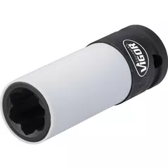 Набор головок, бит, насадок Vigor V4309, головка ударная глубокая 1/2" 17мм для колёсных болтов МВ