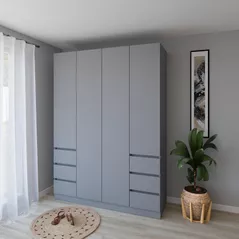 Dulap Smartex (15927) N17 160cm Grafit