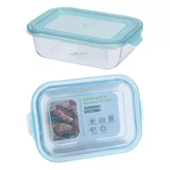 Контейнер для хранения пищи Excellent Houseware 49628 Recipient рermetic 1.5l, 24x17x7cm, sticla