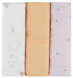Аксессуар для пеленания Kikka Boo 31103010087 Pelinci de muselina Hedge-hugs, 75x75cm, 3buc