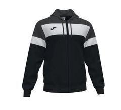 Îmbrăcăminte sport Joma Crew V Hoodie Jacket Black-Ahtracite (S) 101537.110