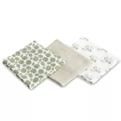Accesoriu pentru înfășat Sensillo 0805 Набор пеленок 3шт Bamboo Elephant 70x80 (0414)