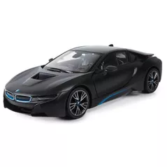 Jucărie cu telecomandă Rastar 71000 BMW i8, 71000, 1:14 neagra, 58387