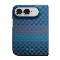 Husă pentru smartphone Pitaka Edge iPhone 18 Fold (Protectie spate) (Midnight), KI1803F