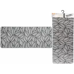 Covoraș de baie Luance 55815 Covoras antiderapant 50x120cm Jungle gri poliester