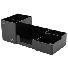 Подставка-органайзер Deli DLEZ00220 Suport Quali, 6 compartimente, negru
