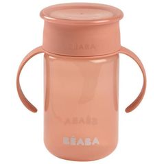 Cană cu pai Beaba B913571 Cana de invatare 340 ml Pink