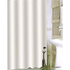 Занавеска для ванной Bisk 08702 UNITY (textil) alb 180x200