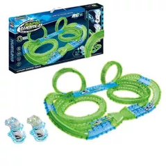 Mașină Essa 6688-611 Pista auto cu telecomandă, cu lumini