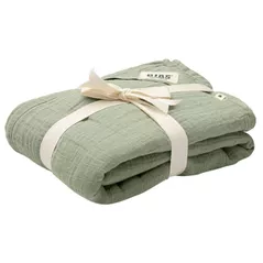 Accesoriu pentru înfășat BIBS 9402250 Paturica de muselina Swaddle Sage, 120x120cm