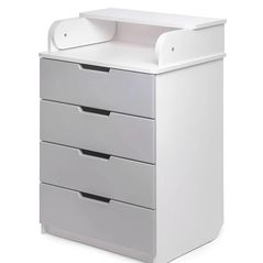 Comoda de infășat PernaMea Happy Baby 600 MDF Light Grey (114452)