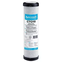 Картридж для проточных фильтров Ecotech H10" CTO-10D -5 мкм кокосовый уголь