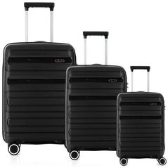 Valiză CCS Комплект 5225 Set Black