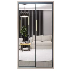 Dulap Bayro Parma 1200x2250x600 серый камень, купе