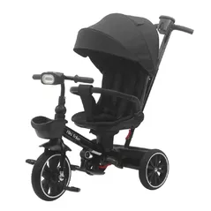 Велосипед-коляска Richi (64620) Tricicleta neagra pentru copii (JTR189)