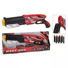 Игрушечное оружие Promstore 54478 Blaster 58cm, proiectile moi 24buc x 7cm, plastic