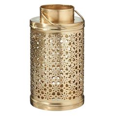 Свеча Promstore 11019 Sfesnic metalic Felinar 9x19cm, auriu