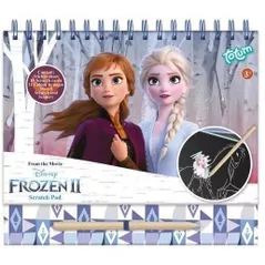 Set de creație Totum 681439 Frozen Caiet de scratching, 61873