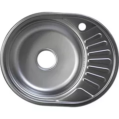 Chiuvetă bucătărie Rubano HD7750A-D incastrabila 770x500x180mm. (dreapta), inox, decor-0,8mm