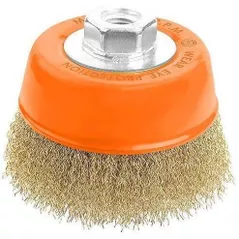 Набор головок, бит, насадок Wokin Чашечная проволочная щетка с гайкой 125 мм M14x2 (Промышленная) (770005)