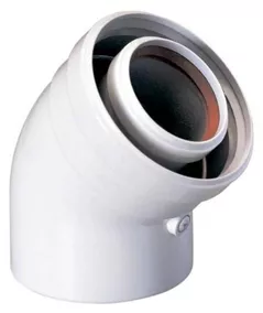 Coș de fum miscellaneous Cot cos fum 45 gr. 60/100 AL/FE