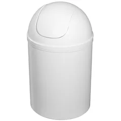 Coș de gunoi Bisk 90302 5L, alb, PP