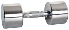 Ganteră inSPORTline 11433 Gantera cromata 10kg Crossteel 3542
