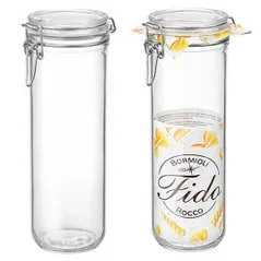 Контейнер для хранения пищи Bormioli Rocco 24974 Банка Fido 1.5l, зажимная крышка