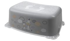 Детский горшок Bisk 08319 Taburet inaltator pentru copii Zebra, antiderapant, gri