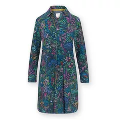 Домашний текстиль Pip Studio 51.503.571 Daaltje Long Sleeve Nightdress Querida Dark Blue M Dark Blue