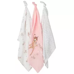 Accesoriu pentru înfășat Premaman PBRCIS-ROC-UNQ Set 3 pelinci din bumbac Disney Bambi
