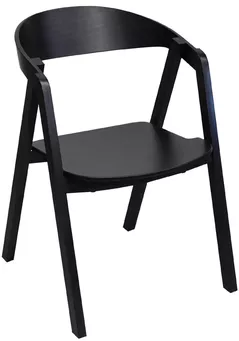 Стул Deco Guru Black+Black Leg