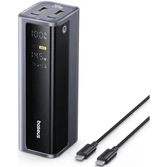Acumulator extern USB (Powerbank) Baseus P10082109813-00, EnerGeek GP12, Space Grey