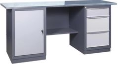 Scule electrice staționare УХЛ-МАШ 41 Д/С2Б О Верстак рабочий 180см (1 тумба с дверцей, 3 ящика)