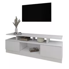 Comodă TV Smartex (16500) Т9 120cm TV Alb