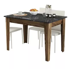 Стол Trendy Kiev 509-Nuc, Negru 110x75x72cm
