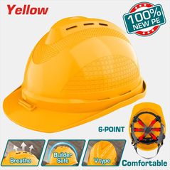 Echipament de protecție personală Total tools TSP8601 сasca protectie galbena