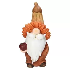 Новогодний декор Andrea Fontebasso 56933 Suvenir ceramic Elf de Craciun cu măr, 31cm