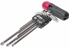 Set de unelte de mână JTC JTC-3924 Набор ключей TORX с отверстием T10H-T50H 9ед.